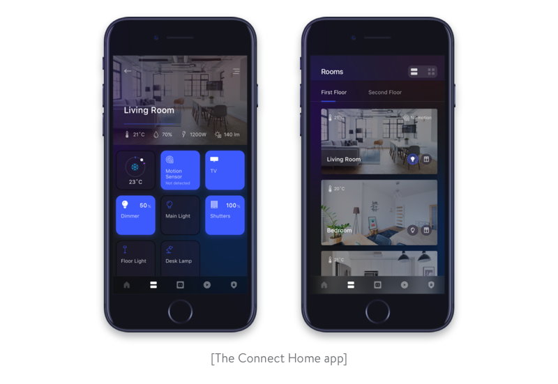 The Connect Home app