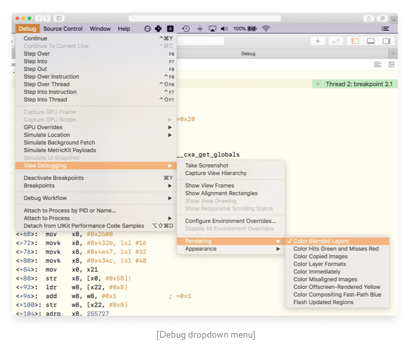 Core Animation interface