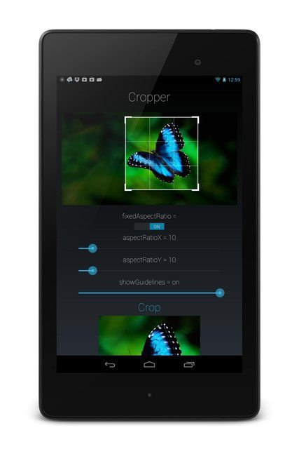 cropping images for Android