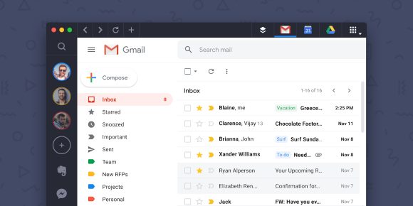 gmail ui