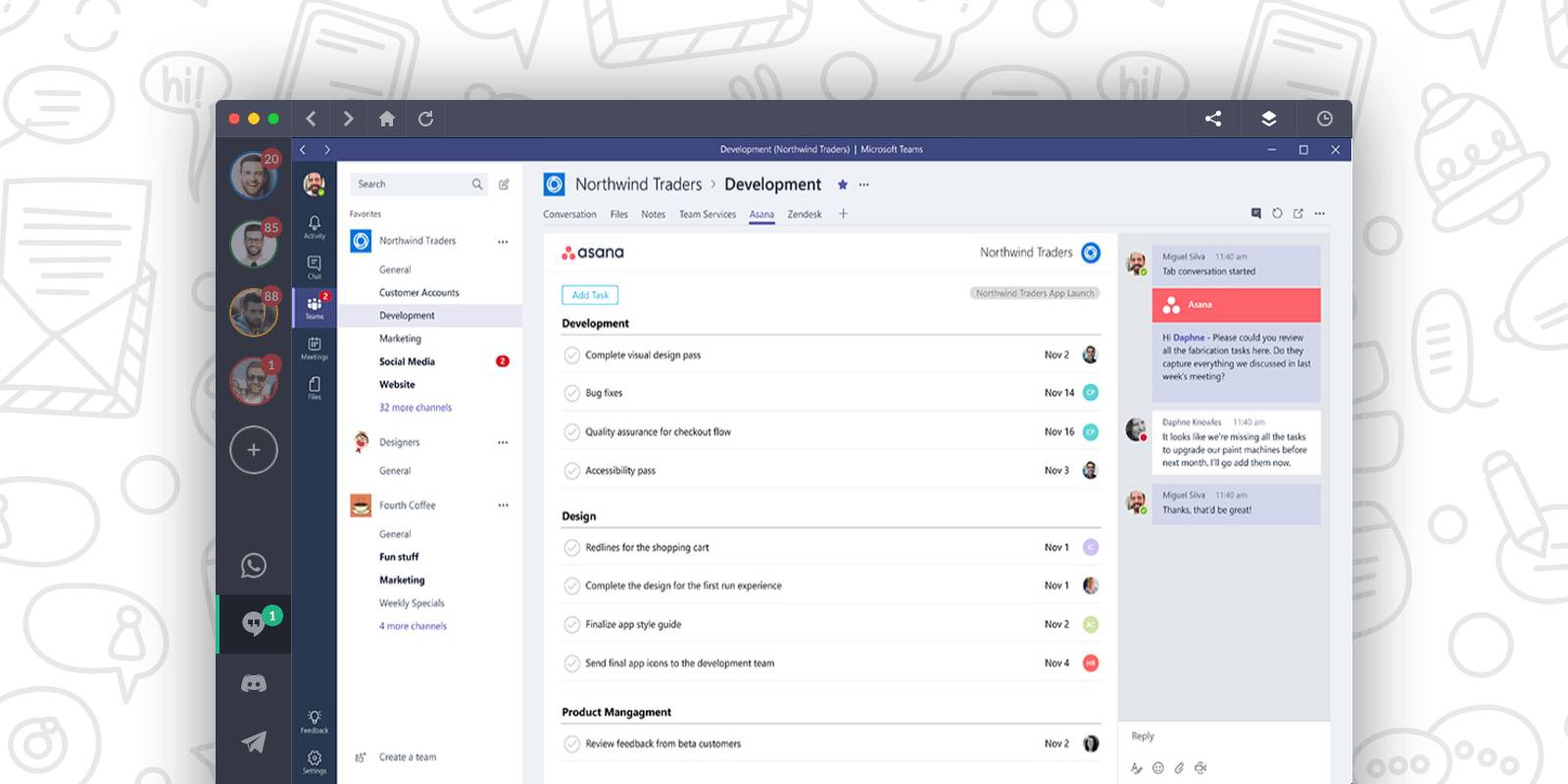 microsoft teams screenshot