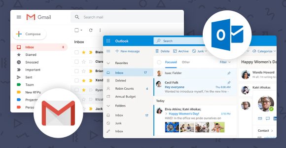 gmail vs outlook