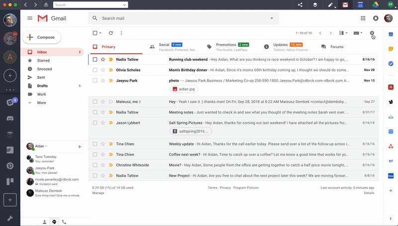 edit and delete gmail filters