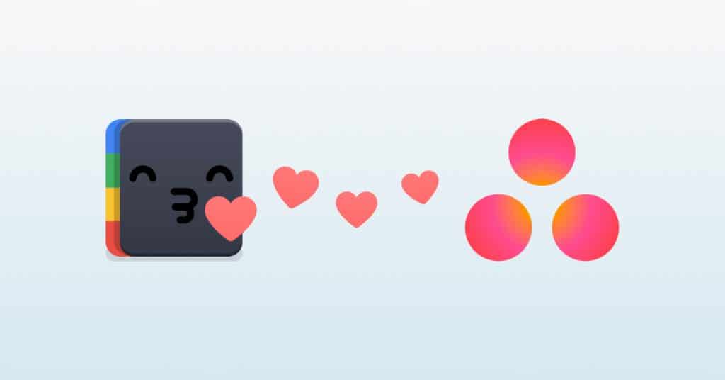 The Shiftmoji giving some love to Asana