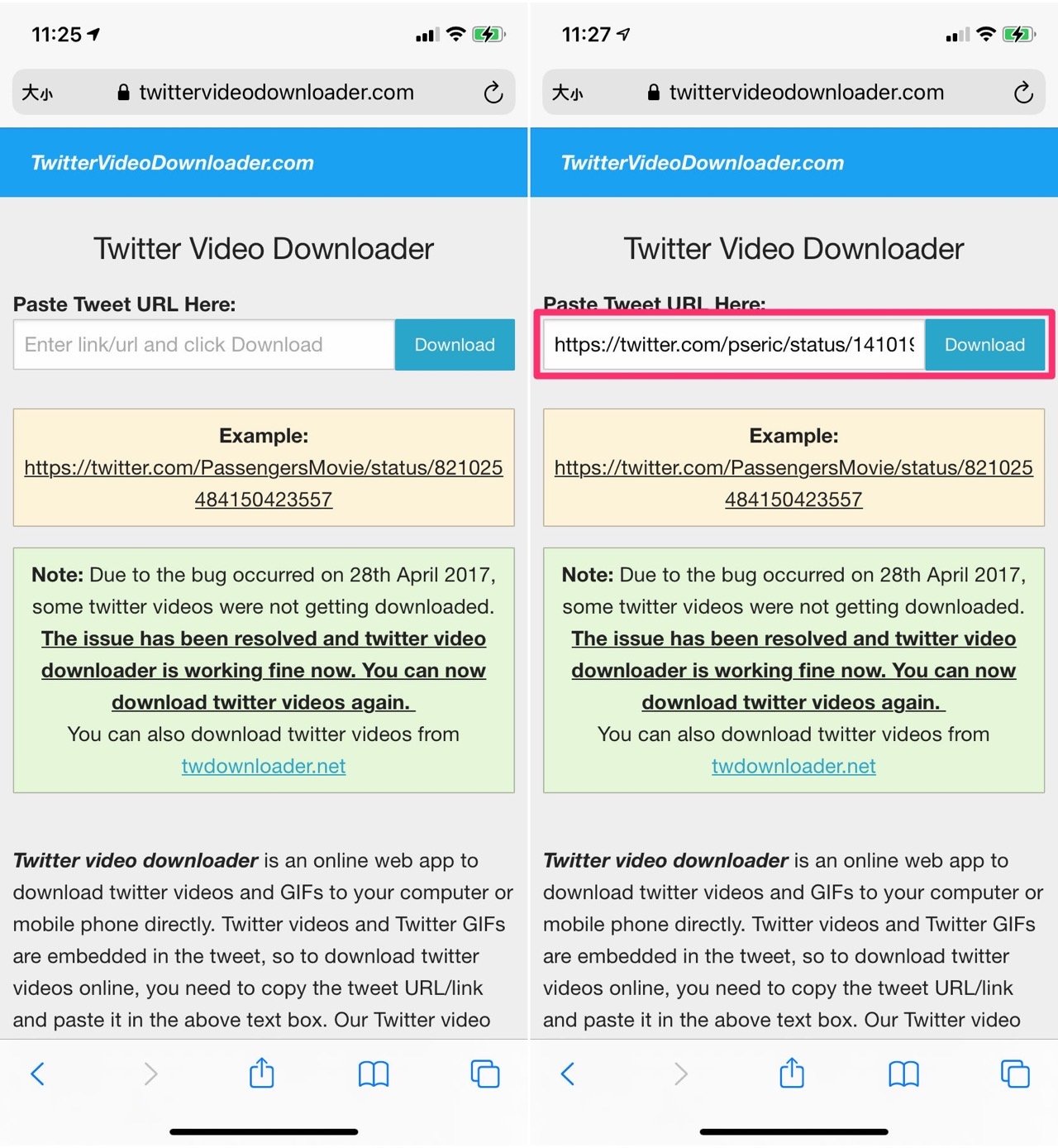 Twitter Video Downloader 推特影片 GIF 下載工具，以推文網址獲取檔案