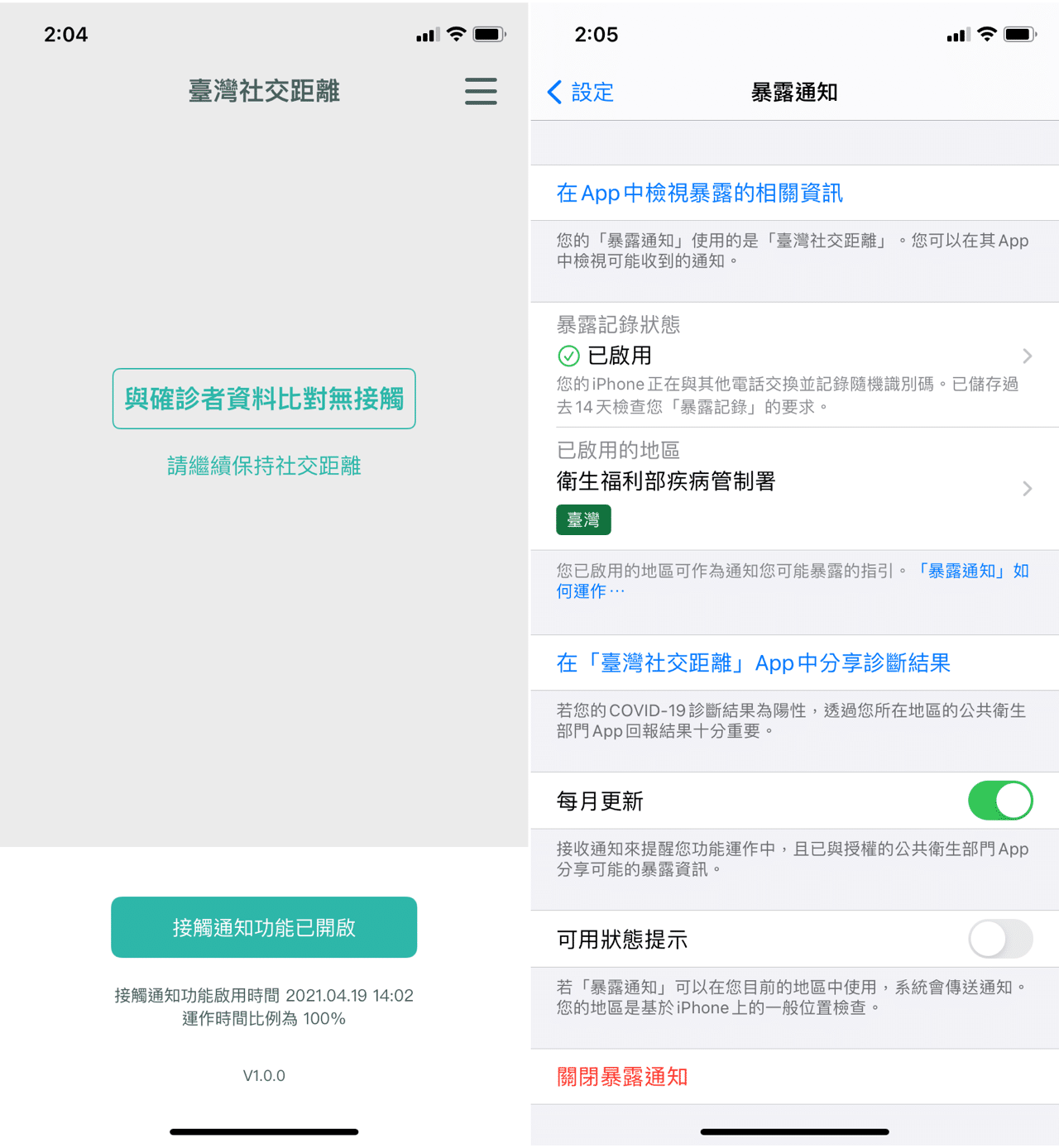 臺灣社交距離 APP