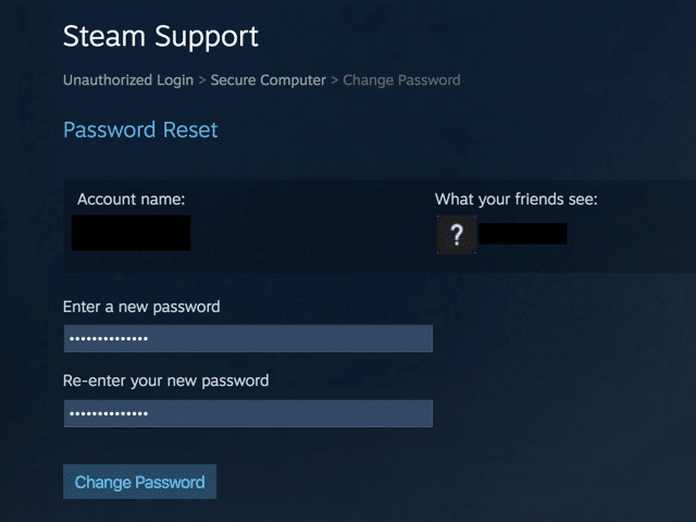 Steam 帳號被盜應該怎麼做？