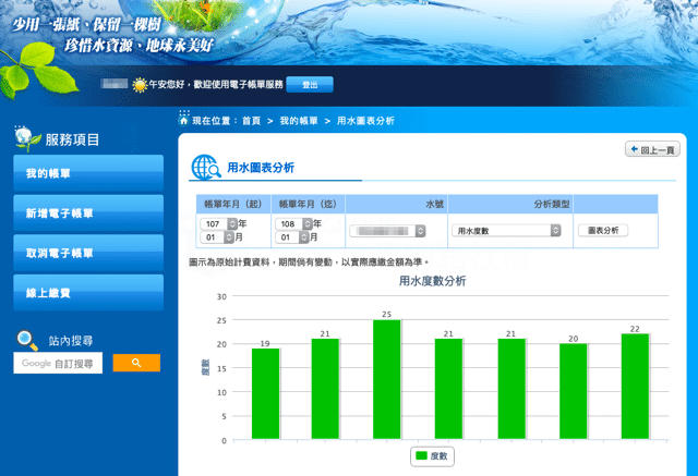 水費電子帳單