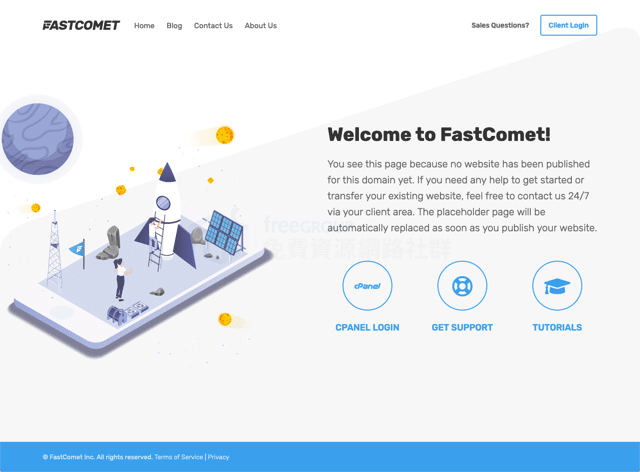 FastComet WordPress Hosting