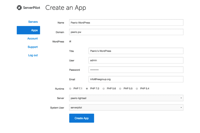 Howto Install WordPress on Amazon Lightsail