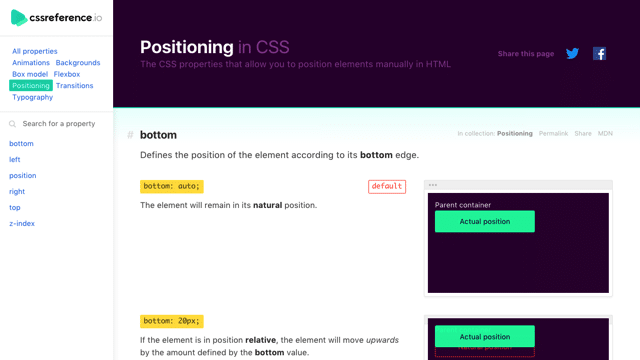 CSS Reference