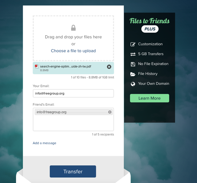 Files to Friends