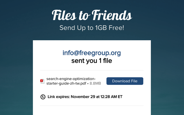 Files to Friends