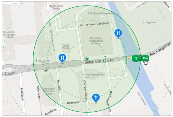 Nokia 也推出了地圖服務－ Here，功能相當齊全，還可以戴 3D 眼鏡來看地圖！