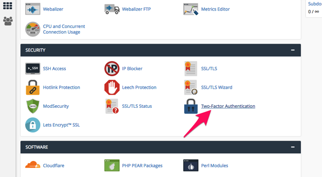 為 cPanel 和 WHM 虛擬主機加入兩步驟驗證安全防護教學