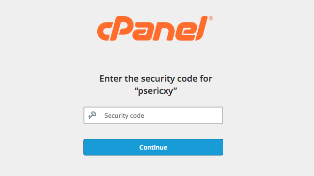 為 cPanel 和 WHM 虛擬主機加入兩步驟驗證安全防護教學