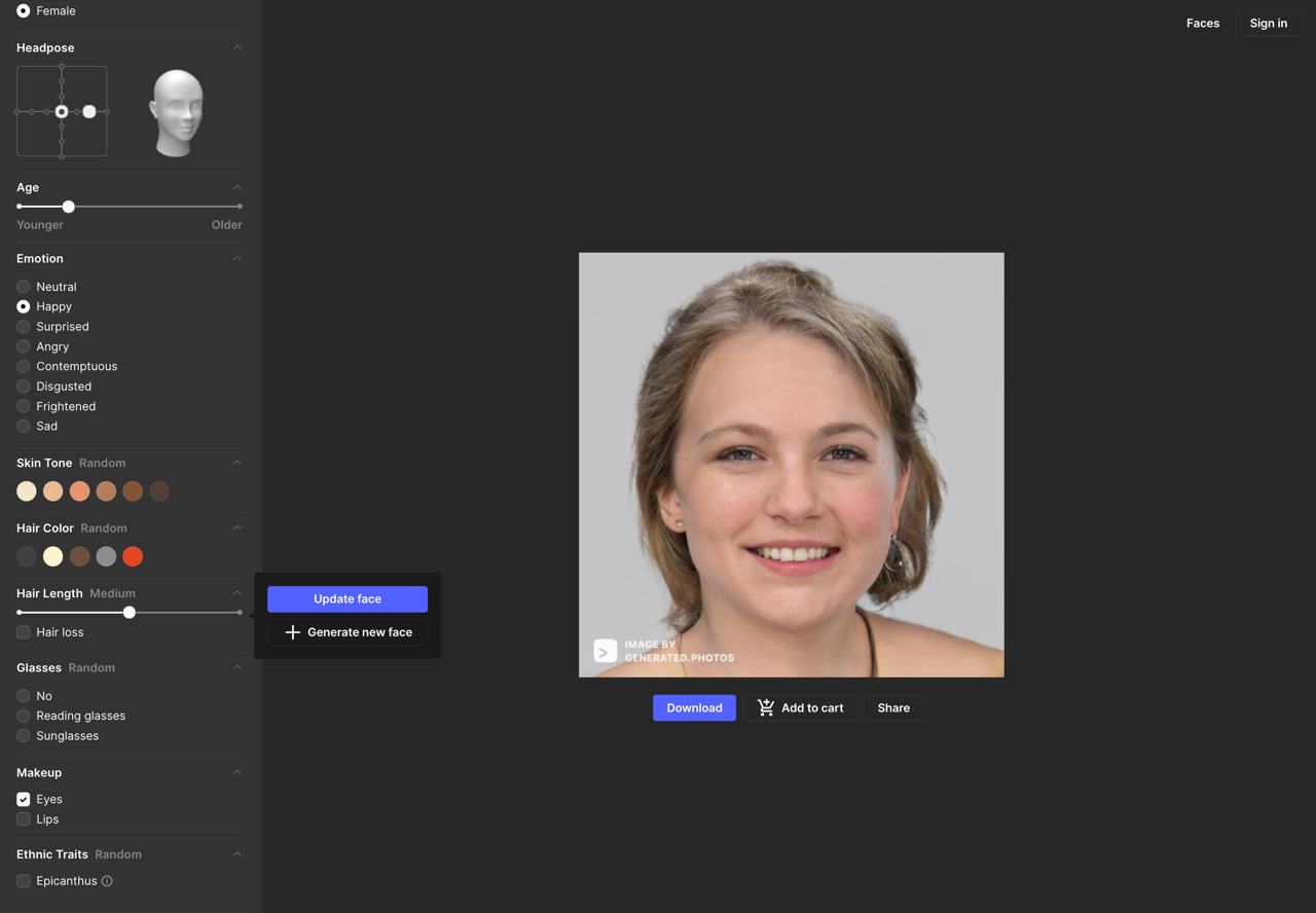 Face Generator