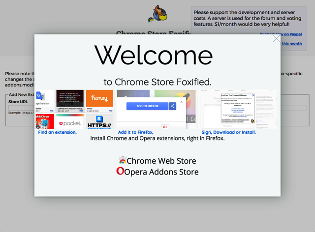 Chrome Store Foxified