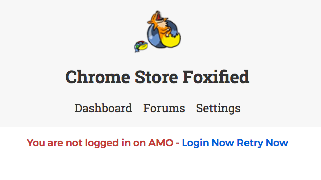 Chrome Store Foxified