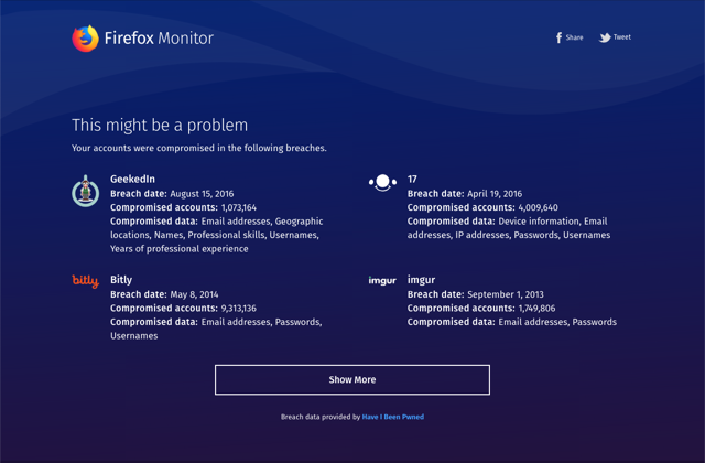 Firefox Monitor