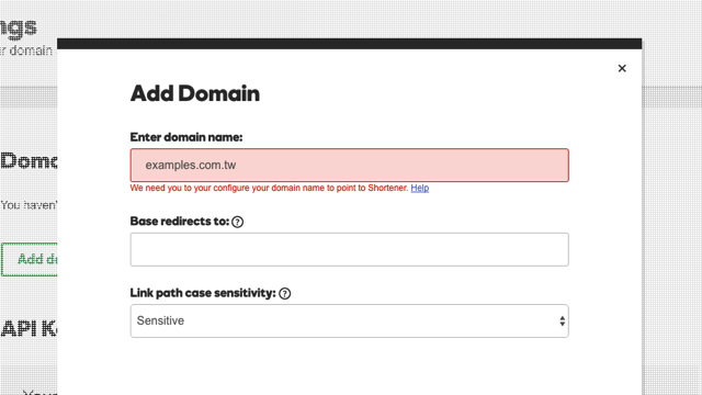 GoDaddy URL Shortener