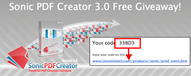 Sonic PDF Creator 3.0 強大的 PDF 軟體完整版，限時免費下載（價值 $49.95 USD）