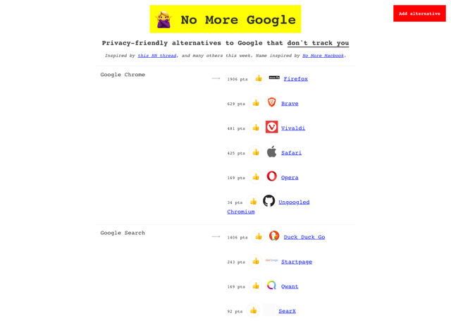 No More Google