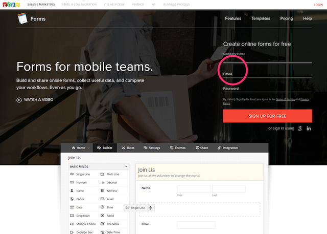 Zoho Forms