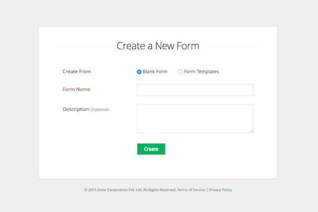 Zoho Forms