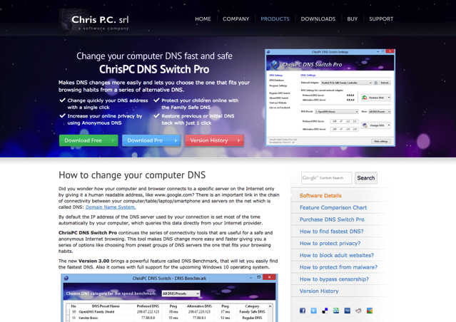 ChrisPC DNS Switch