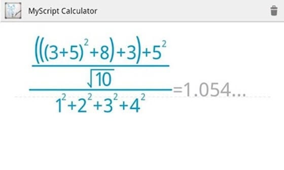 [Android] MyScript Calculator 手寫的多功能計算機，公式想怎麼寫就怎麼寫！