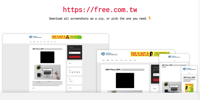 Responsive Screenshots