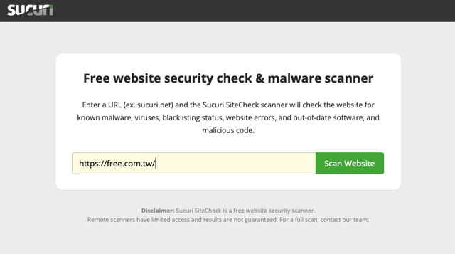 Sucuri SiteCheck