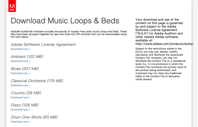 Adobe Audition Downloads