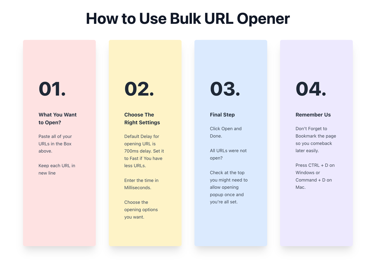 Open Bulk URL