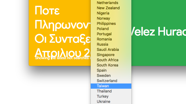 Google Trends Visualize