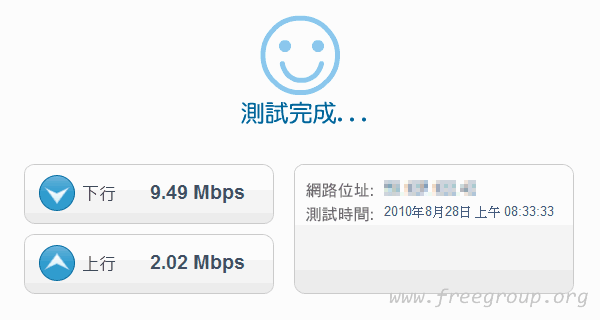 HiNet 連線速率測試