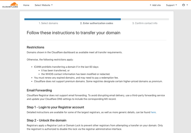 Cloudflare Registrar