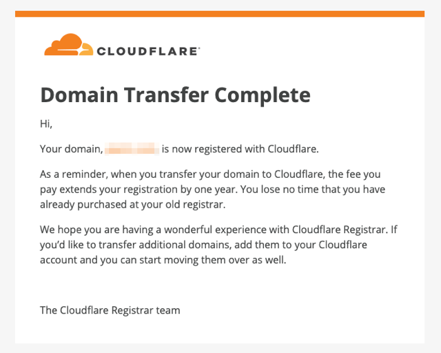 Cloudflare Registrar