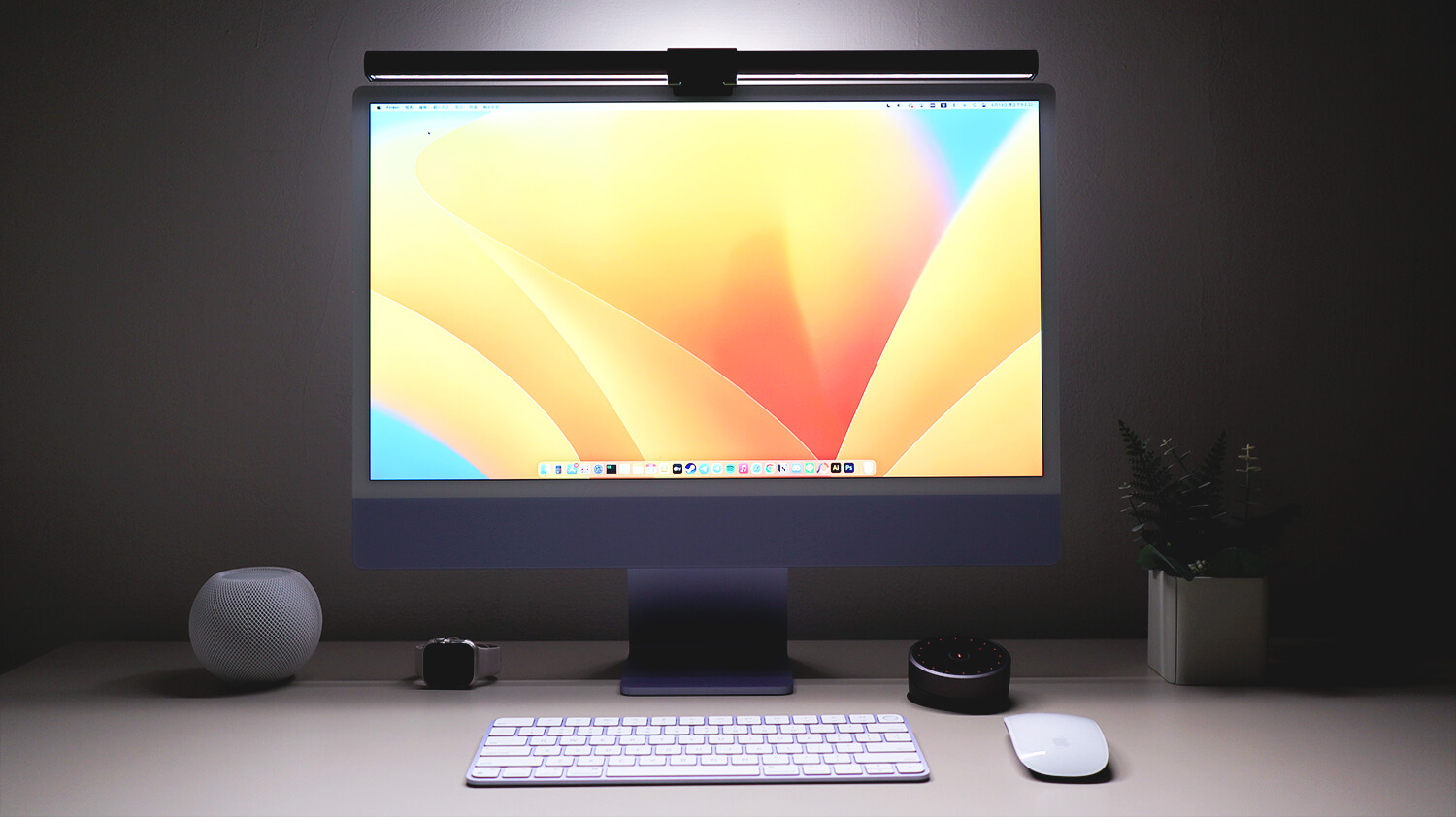 BenQ ScreenBar Halo 螢幕智能掛燈 iMac