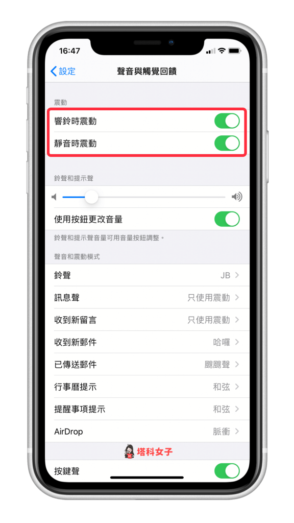 iPhone 來電沒聲音/沒震動/沒顯示｜開啟震動