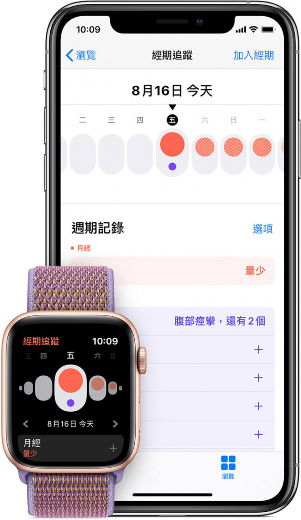 iOS 14.3 更新內容 : 經期追蹤新功能