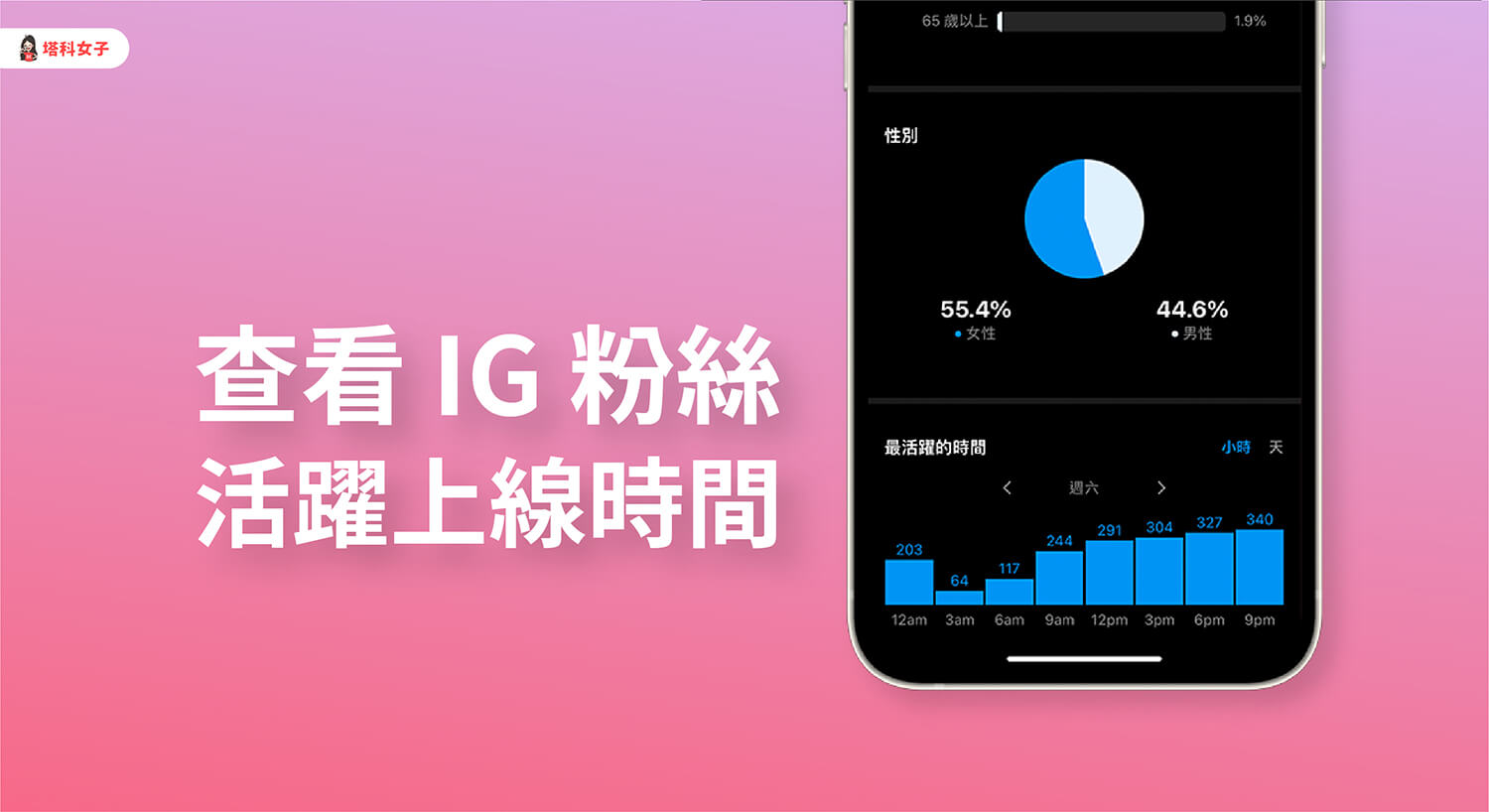 IG 粉絲上線時間怎麼看？這招找出 IG 最佳發文、發限動時間！