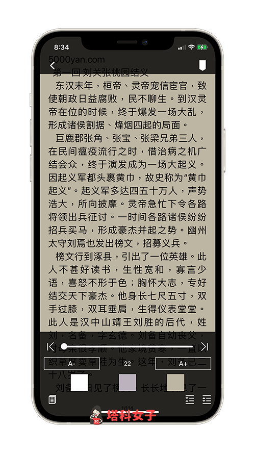 Epub 閱讀器 App 5 支援匯入 epub、txt、chm、PDF 多種電子書格式 - iOS APP, 電子書閱讀器 - 塔科女子