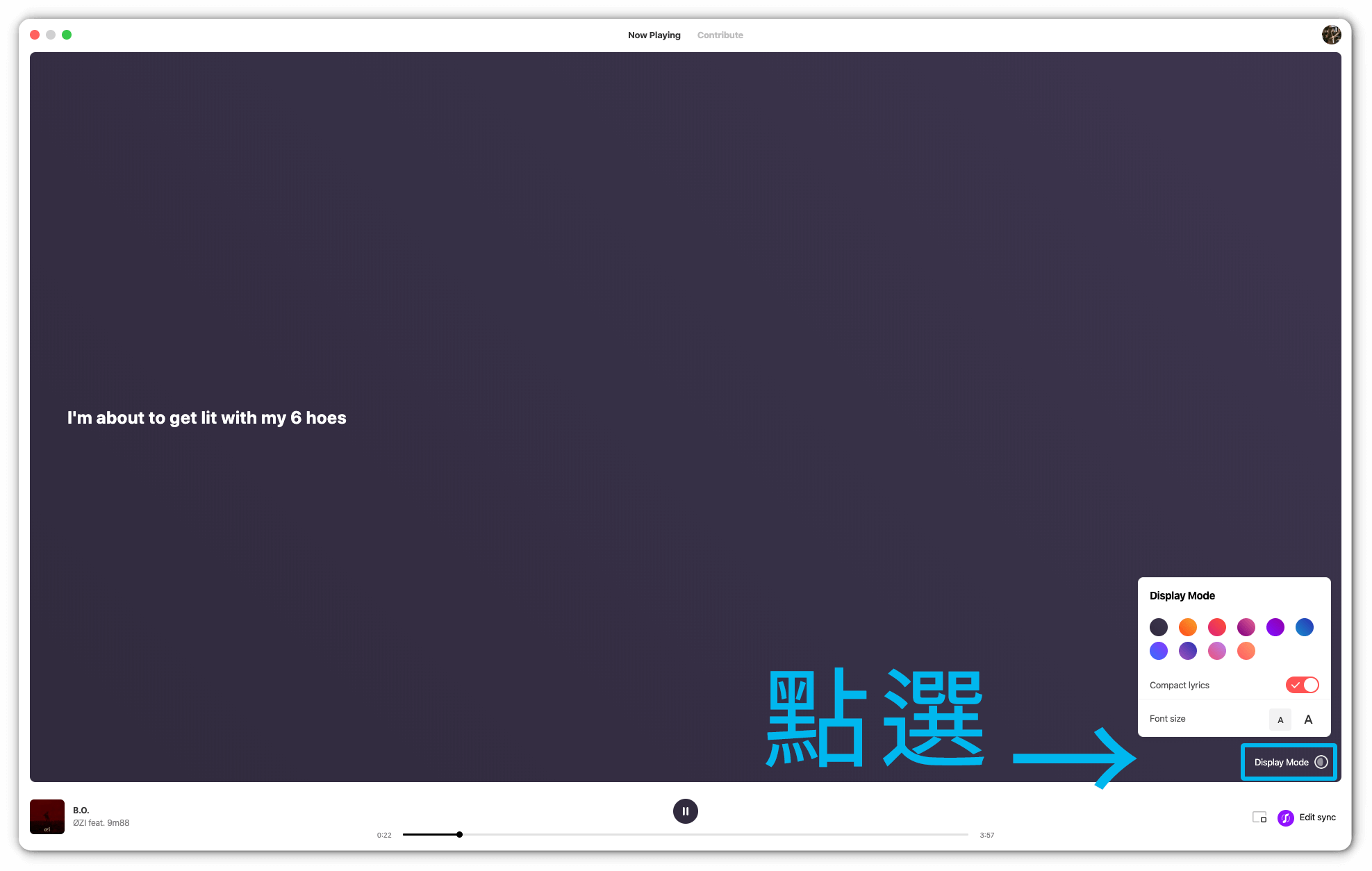 Mac 顯示 Spotify 歌詞 - 動態顯示歌詞