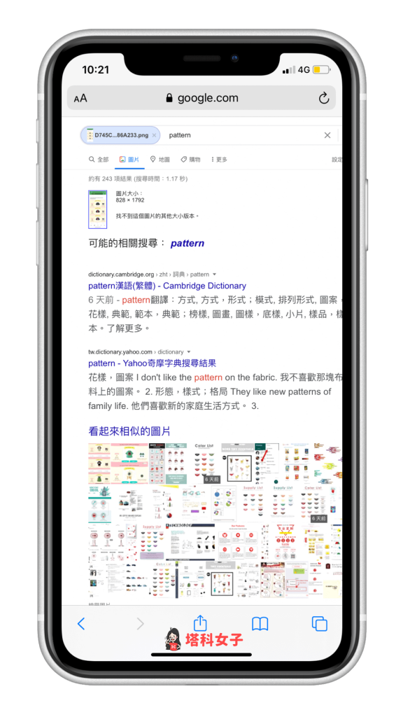 iPhone 以圖搜圖 - 轉為電腦版 Chrome