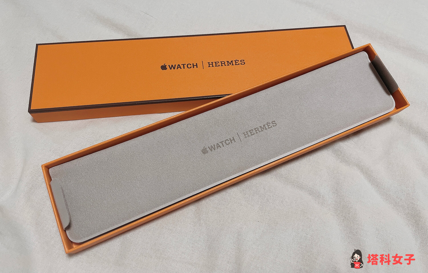 Apple Watch Hermès 錶帶開箱：錶帶收納袋