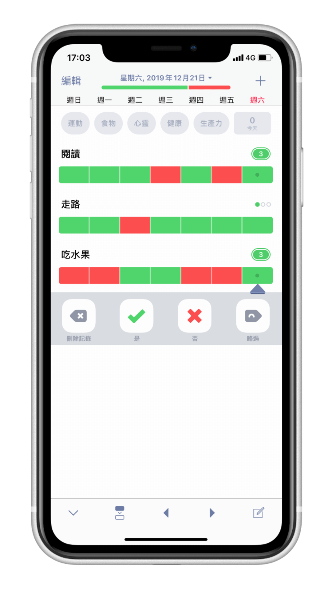 習慣養成 APP Way of Life (iOS/Android) - 習慣養成