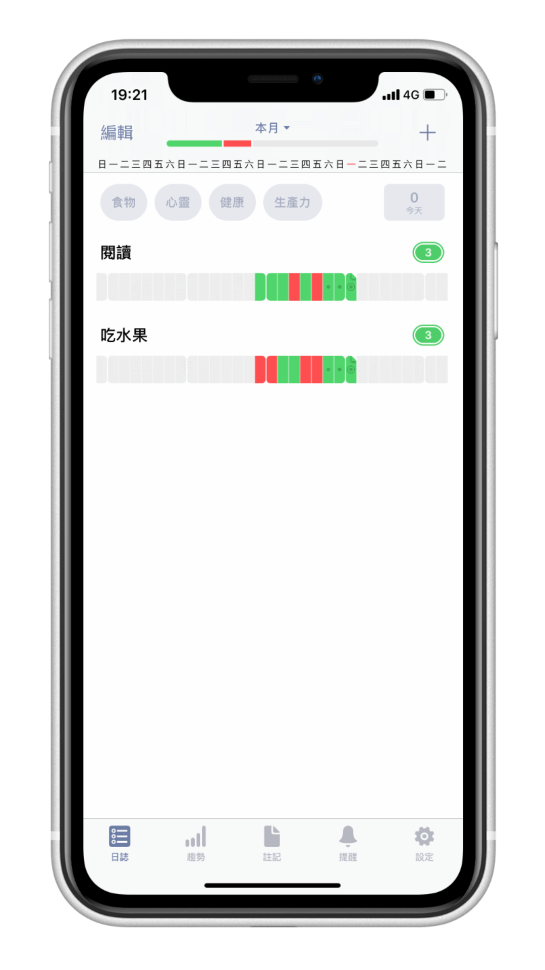 習慣養成 APP Way of Life (iOS/Android) - 習慣養成