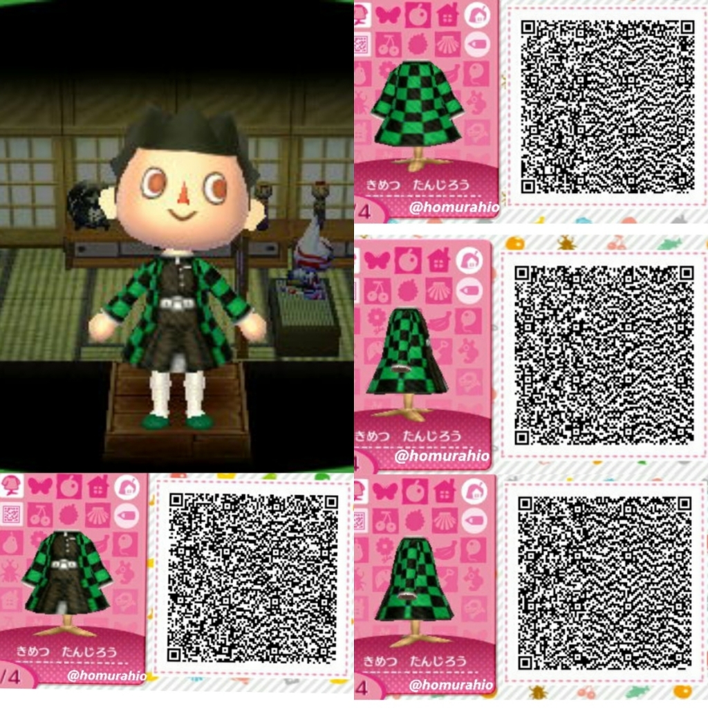 動物森友會 QR Code 衣服 - 鬼滅之刃